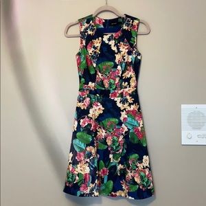 Karen Millen floral A-line mini dress